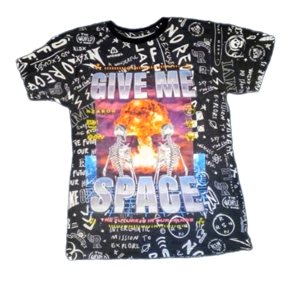 Reason "Give Me Space" The Future is in our Hands" Tee. Sz. Men Medium. SEE PICS
